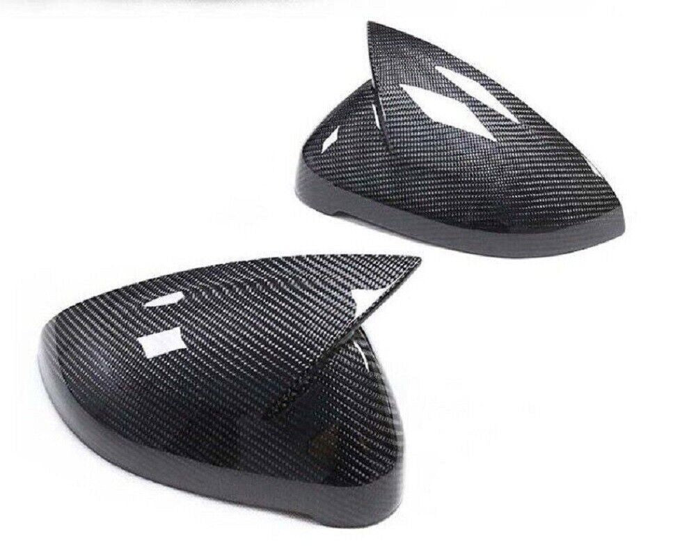 for Audi B9 A4 A5 S5 2017-20 Real Carbon Fiber Rearview Mirror Cover Cap M Style