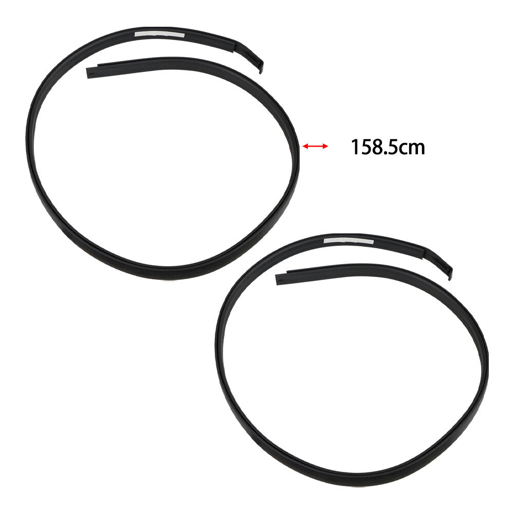 LeftRight Roof Molding Drip Weatherstrip for Toyota Tundra Crewmax 2007-2021