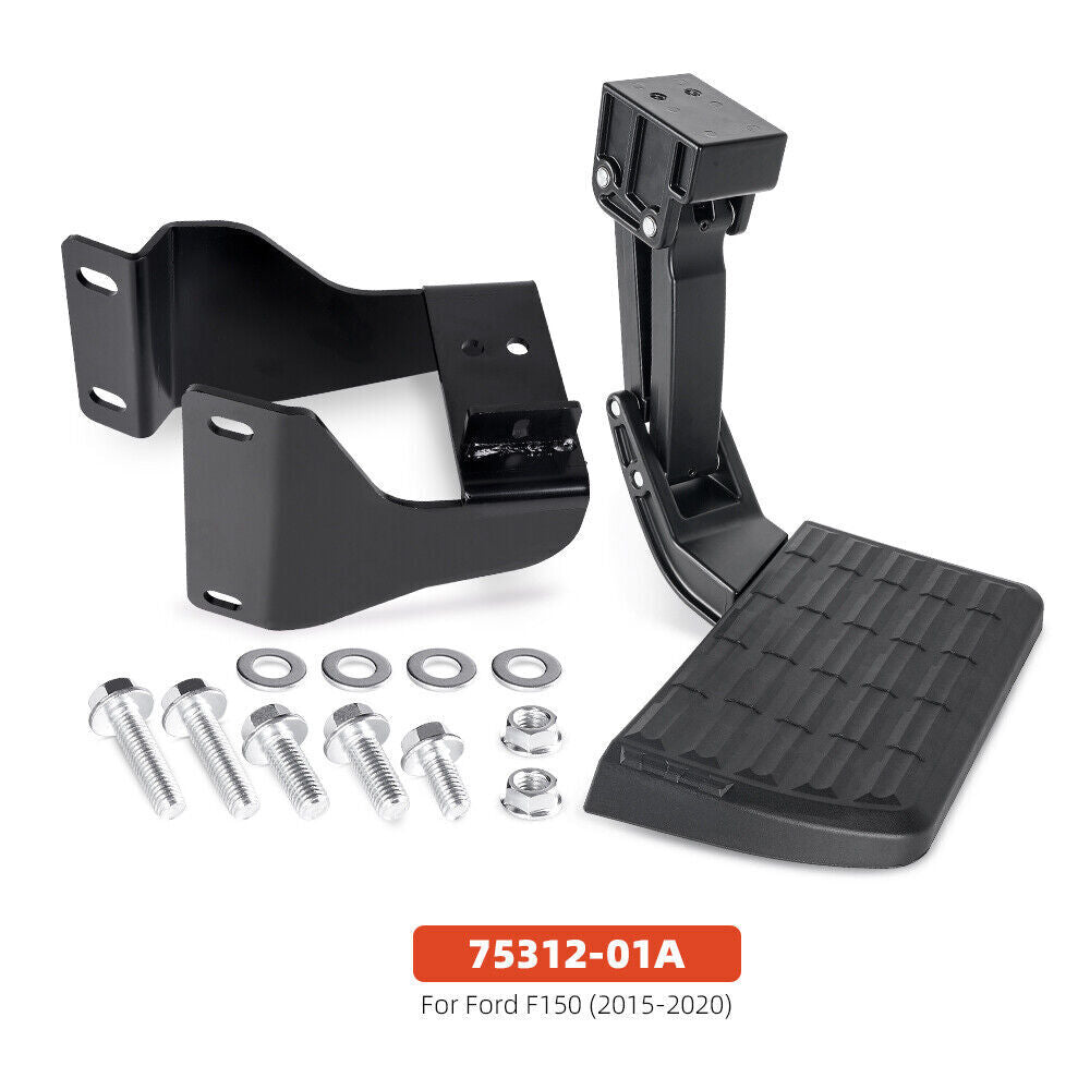 Rear Bed Step Retractable Bumper Truck Tailgate Step for Ford F150 F-150 15-20
