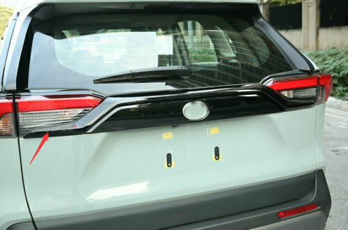 for Toyota RAV4 19-2023 Bright Black Rear Tailgate Trunk Lid Moulding Cover Trim