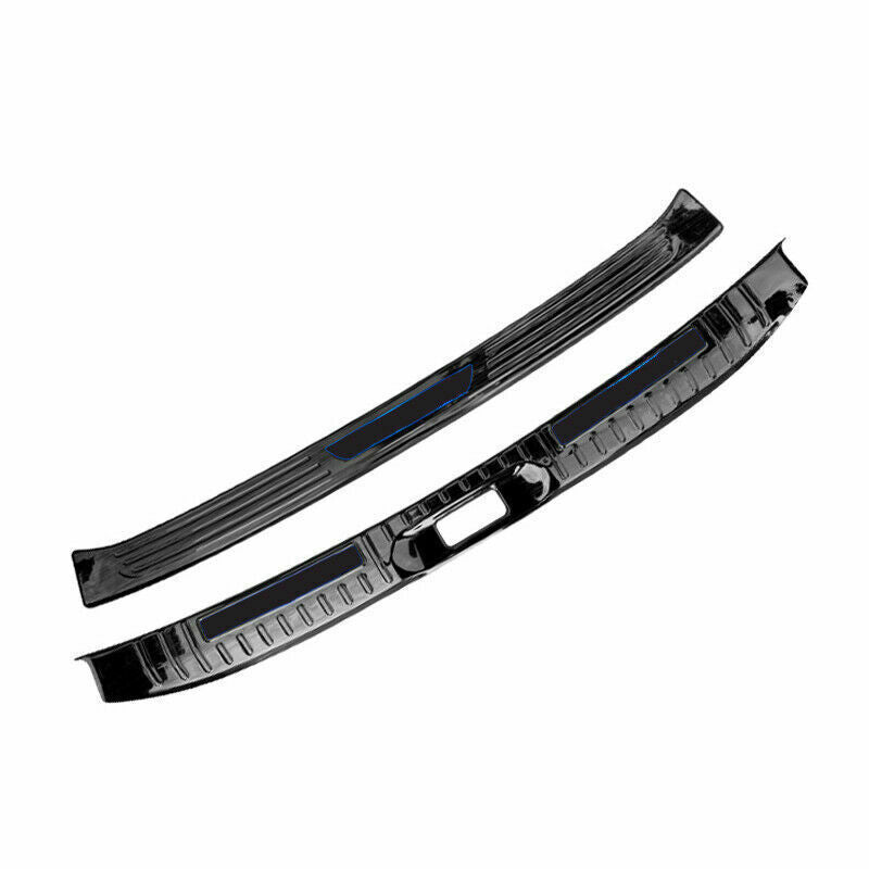 for Nissan Altima 19-2024 Black Rear Bumper Protector Plate Cover Trim Guard 2p