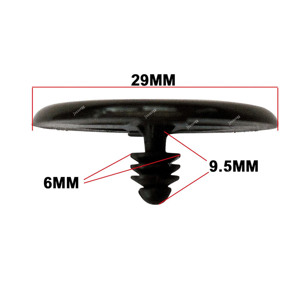 50Pcs Hood Insulation Retainer Clip for Nissan for Ford 65832-F5000 Replacement