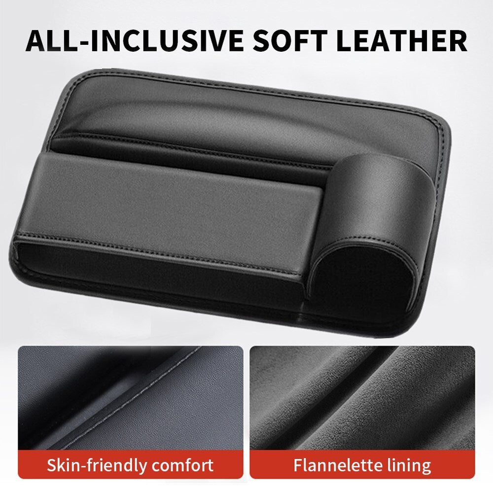 Left side car accessories for seat gap filler phone holder storage box storage bag
