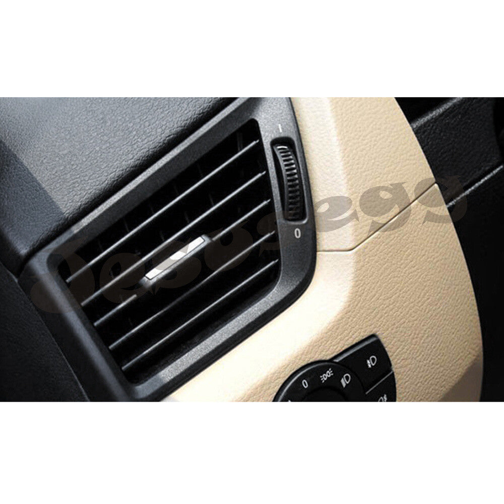 Left Dashboard Air AC Vent Outlet Trim Cover for BMW E84 X1 2010-15 Matte Black Q