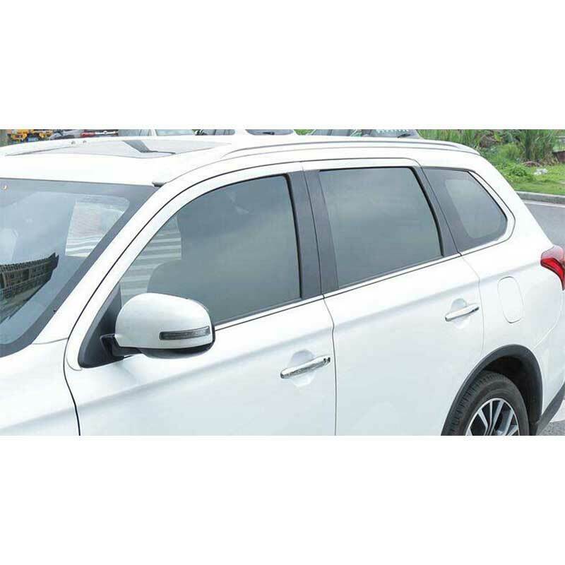 Carbon Fiber Pillar Posts for Mitsubishi Outlander 13-21 6pc Set Door Trim cover