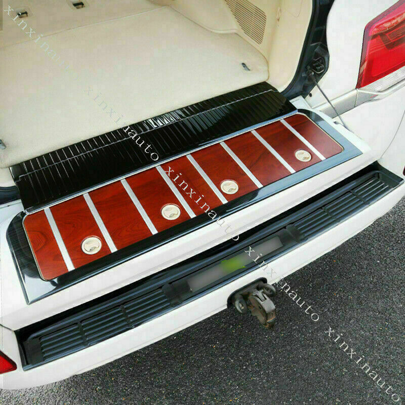 Black Rear Trunk Tailgate Frame Molding Cover Trim for Toyota for Land Cruiser 08-21