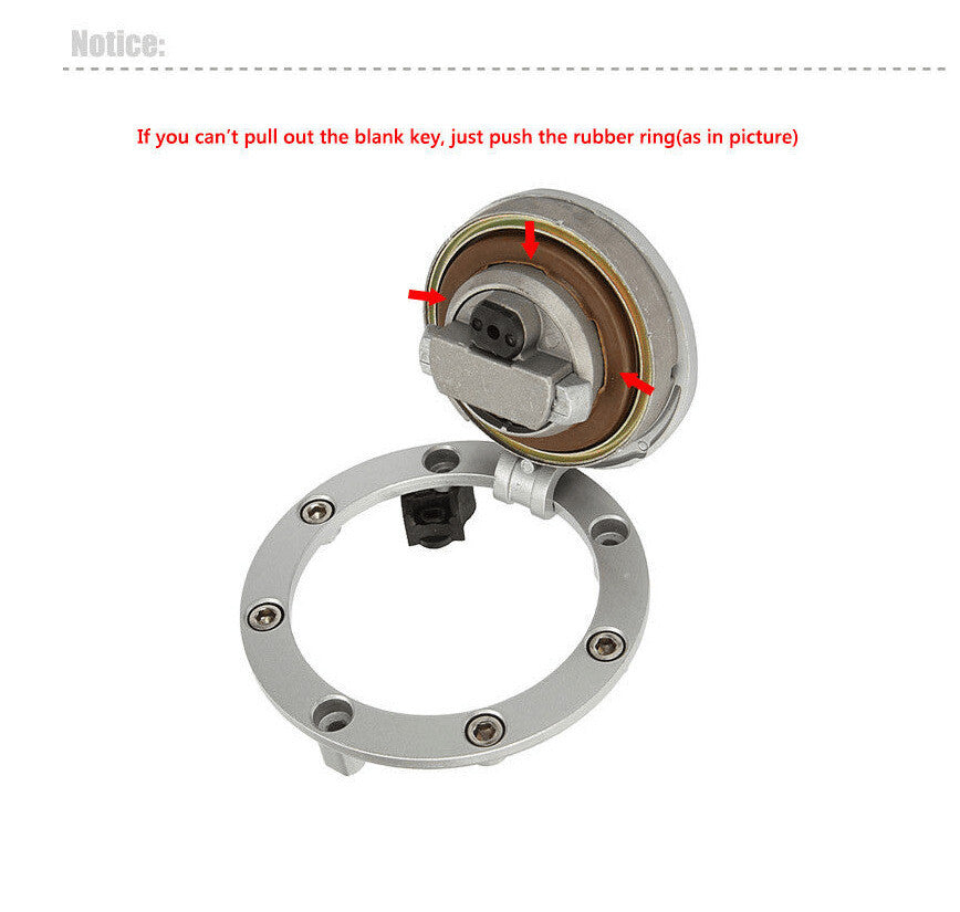 Fuel Gas Cap Lock with 2 Keys for Suzuki 2002-2012 DL1000/GSX400 1994-2012 Q