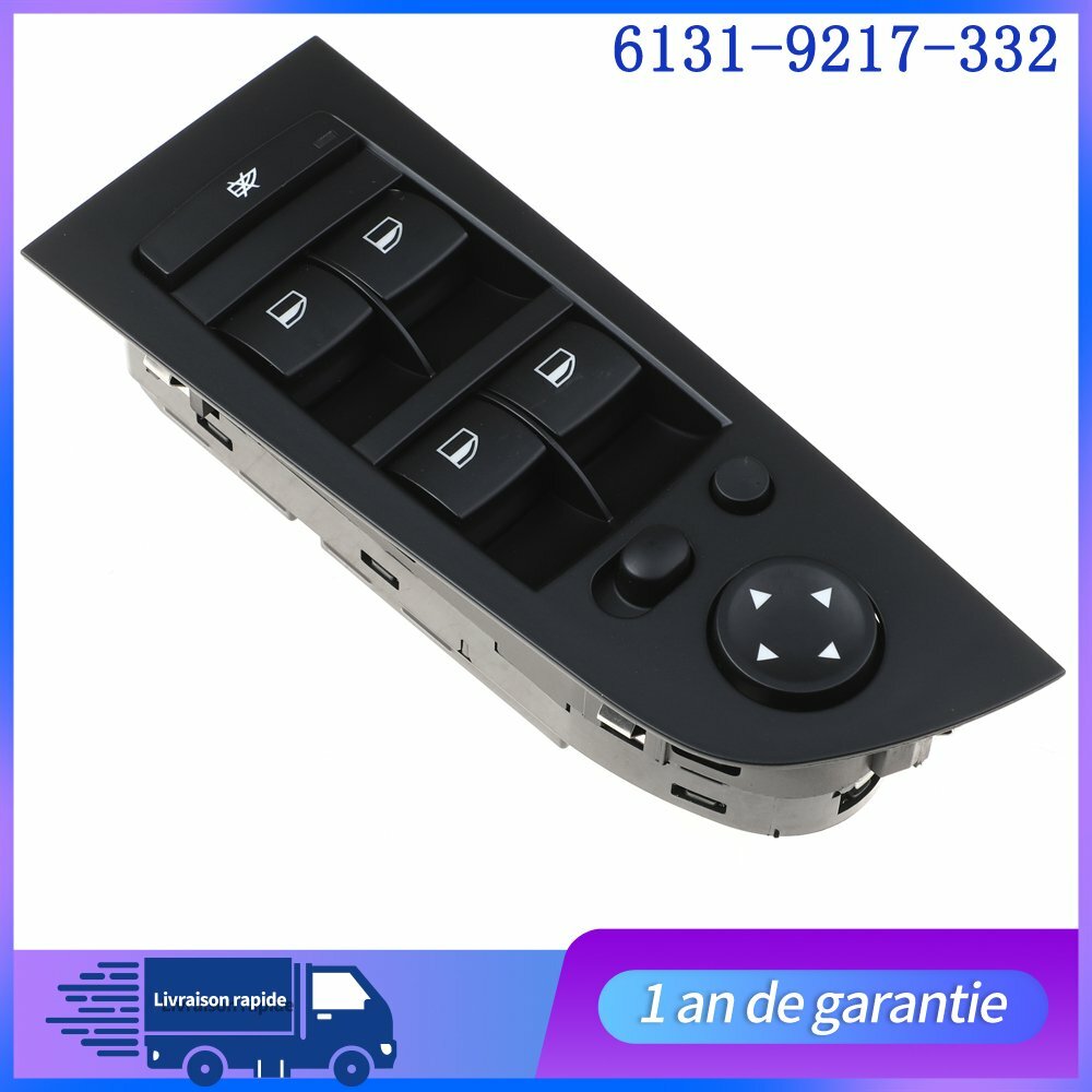 61319217332 Bouton commande interrupteur de leve vitre avant gauche Fits for bmw NEW
