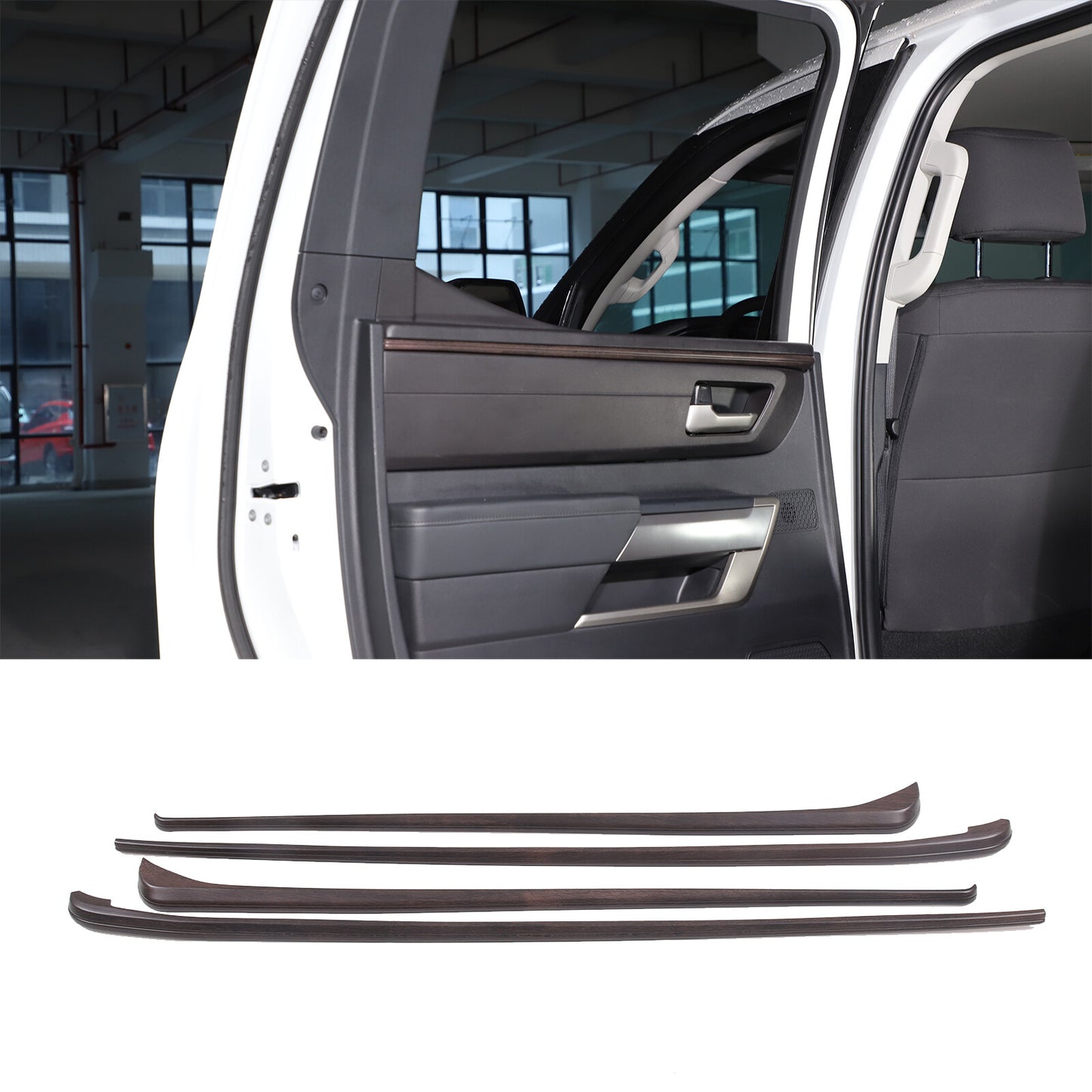 ABS glossy black exterior rearview mirror cap decorative cover suitable for Lexus GX 2024+- v