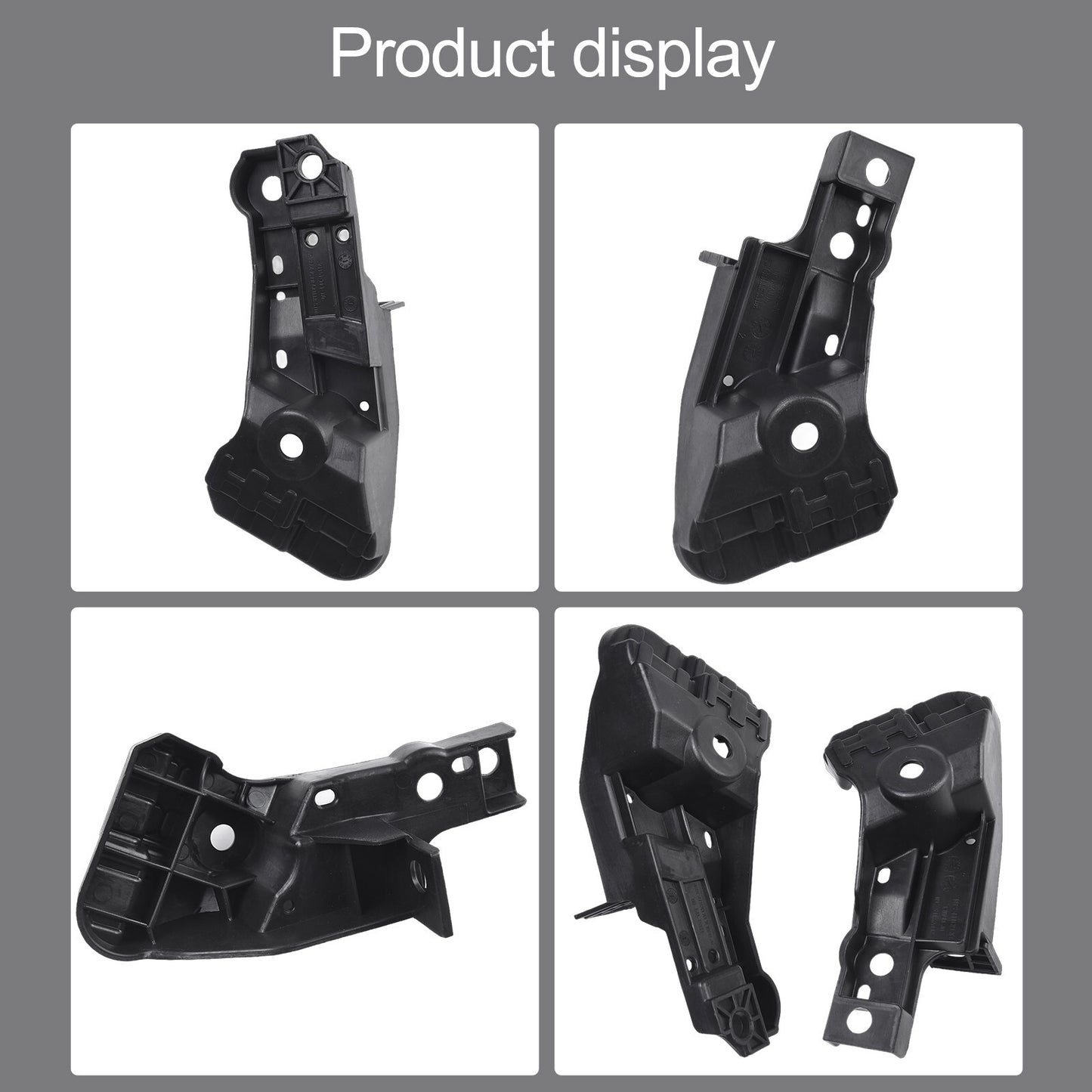 Pair Front Grille Upper Side Brackets for Hrv 2016-2020 Replacement v