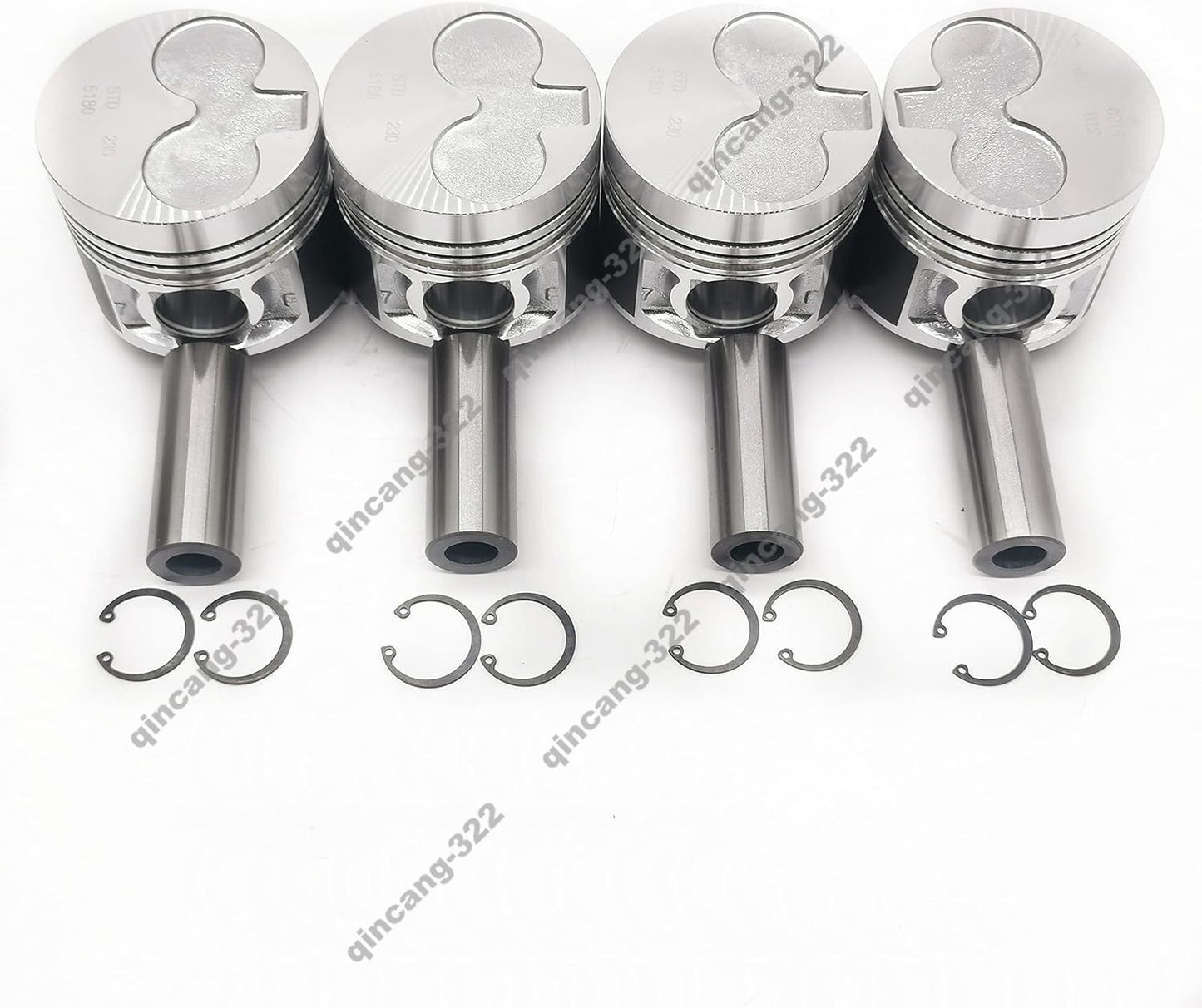 Overhual Rebuild Kit for Perkins 404D-22T 104-22 404C 2.2 Liter Engine