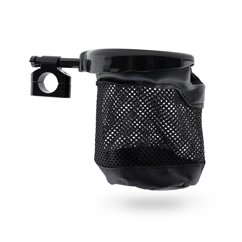 22/25mm Motorcycle Handlebar Cup Holder Metal Drink Mesh Basket for Harley Dyna Q