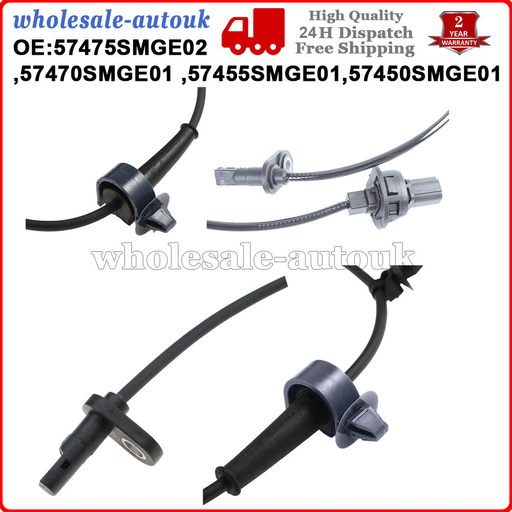 4X FRONT & REAR R L ABS SPEED SENSOR for HONDA for CIVIC VIII HATCHBACK (2006-2016) Q
