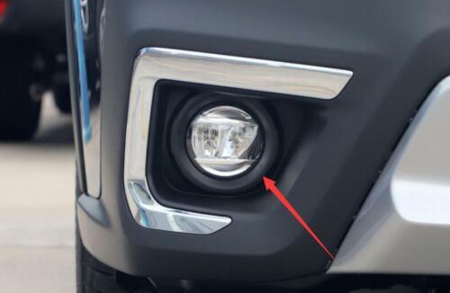 for Subaru Outback 2020-2023 Bright Black Front bumper Fog Light Lamp ring Cover