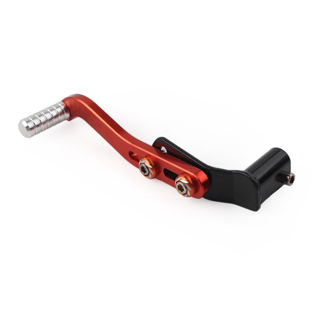 Universal Motorcycle CNC Aluminum Gear Shift Lever Footrest Pedal Shifter Orange Q