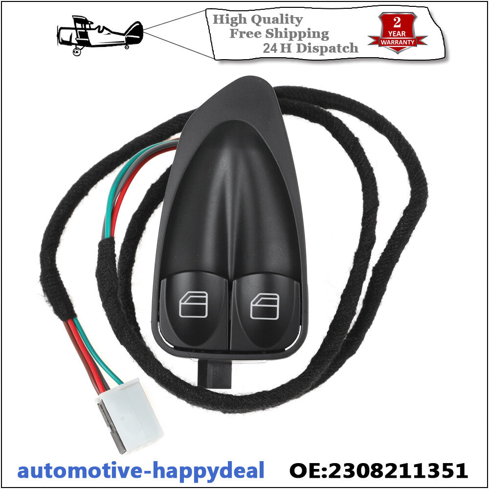 Power Left Door Window Switch for Mercedes-Benz R230 SL SL500 SL550 2308211351