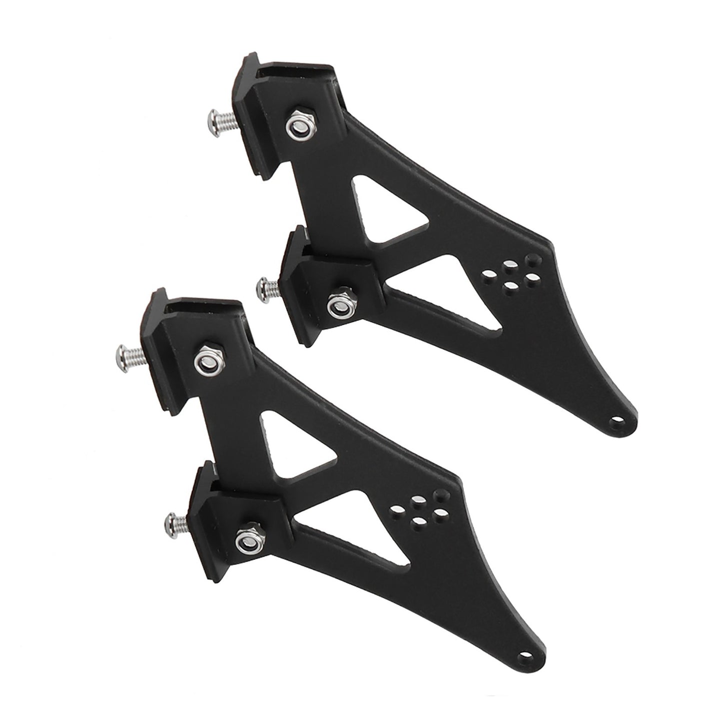 Qii Lu Car Rear Wing Trunk Racing Tail Spoiler Legs Mount Brackets Universal CNC Q