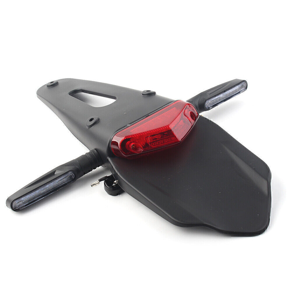 Motorcycle LED Rear Fender Brake Tail Light Turn Signal Dirt Off-road Universal