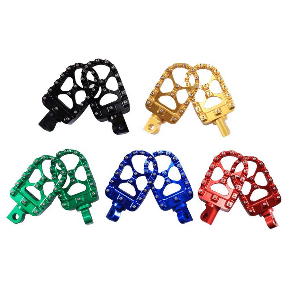 5 Color CNC Wide MX Style Foot Pegs Pedal Footrest for Harley Sportster Softail