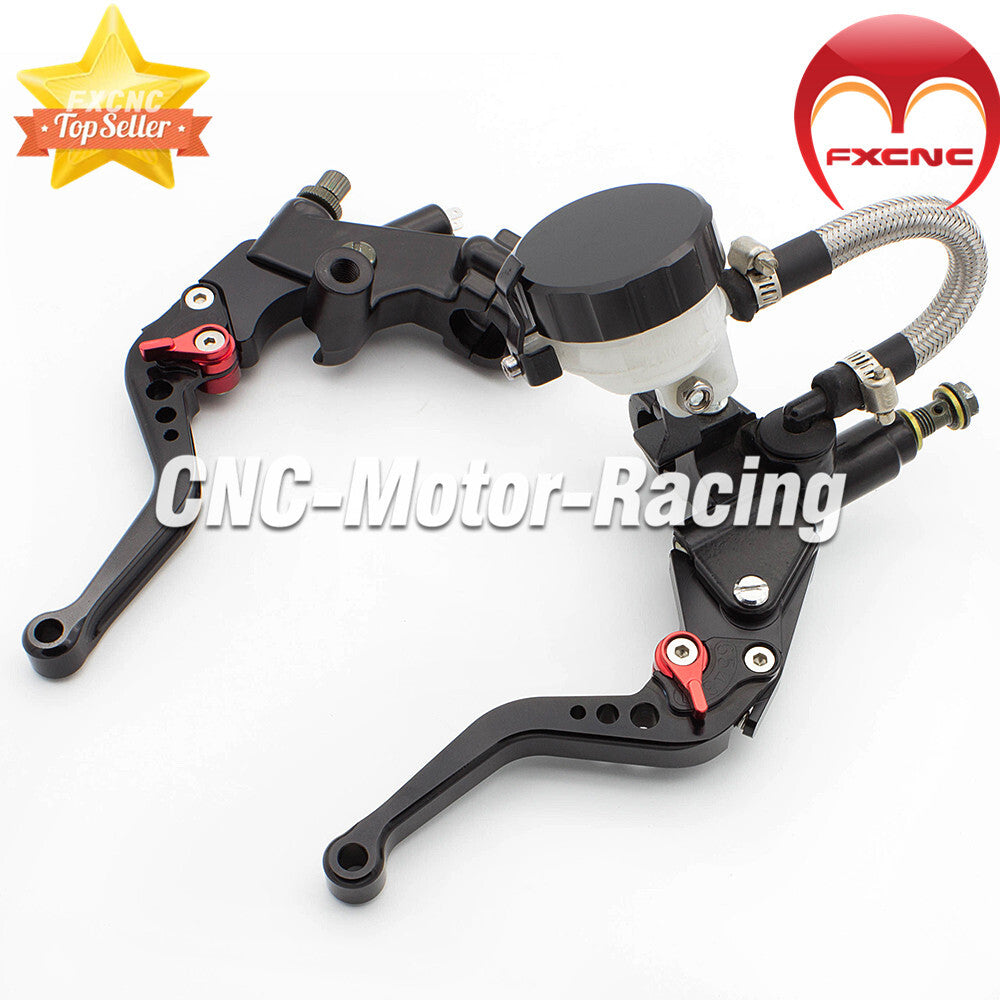 Motorcycle lever brake pump rod master cylinder clutch hydraulic universal