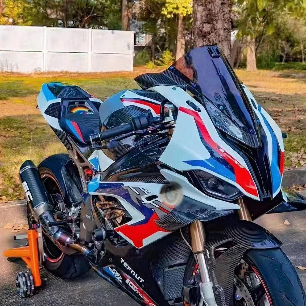 for BMW Carbon Fiber Winglets Wind Deflector Wings Fairing for BMW S1000RR 2019-2022