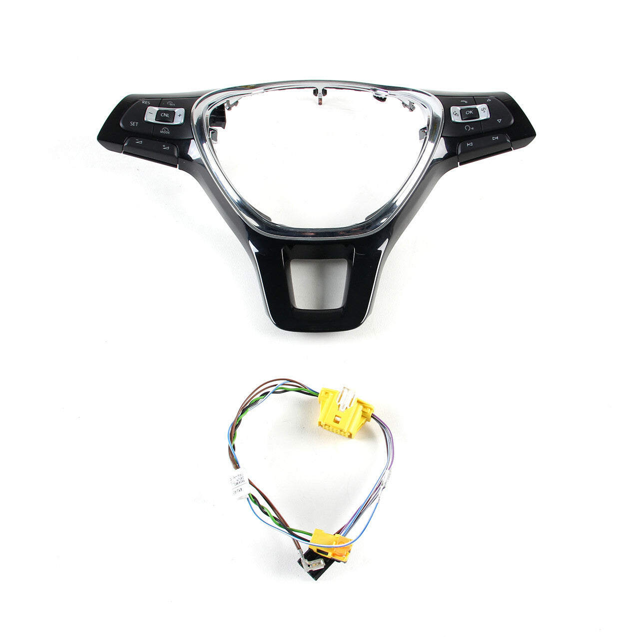 Multifunction Steering wheel Switch Cover Set for VW for Jetta MK6 for Passat NMS Q