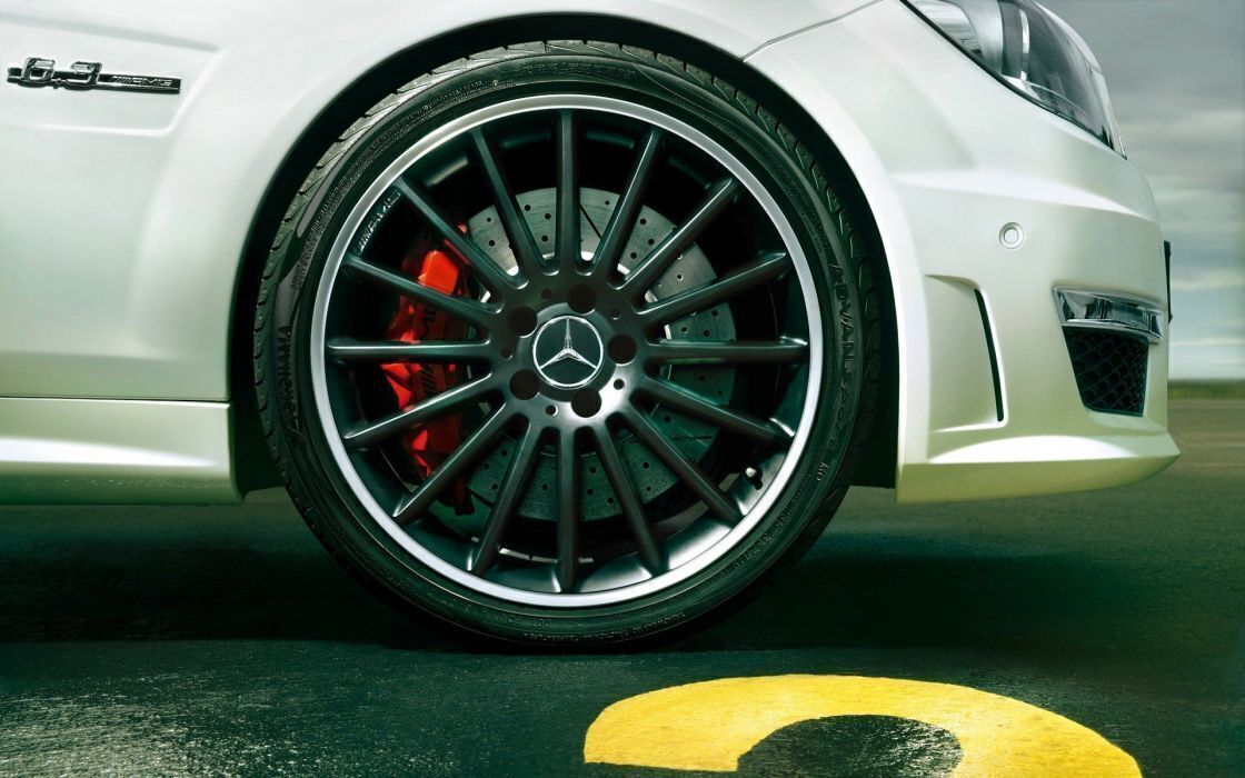 for MERCEDES-BENZ 75mm AMG WREATH 4-piece wheel center cap set