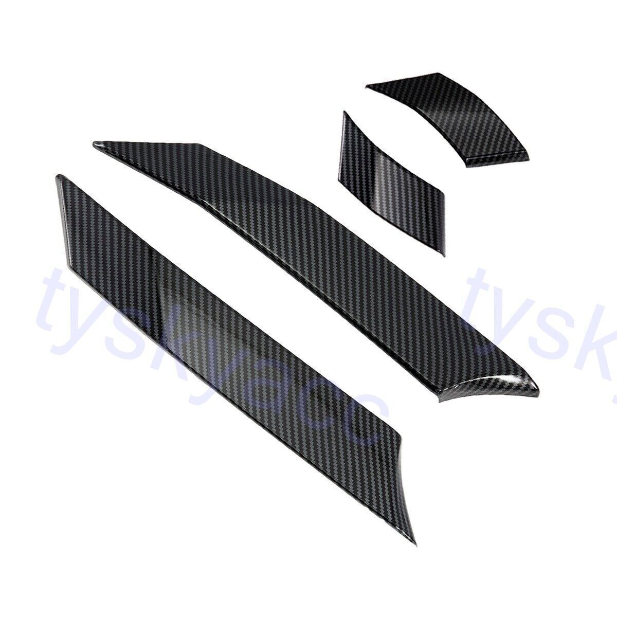 4X for Toyota RAV4 2019-23 Car Rear Door Window C Pillar Post Frame Accessories