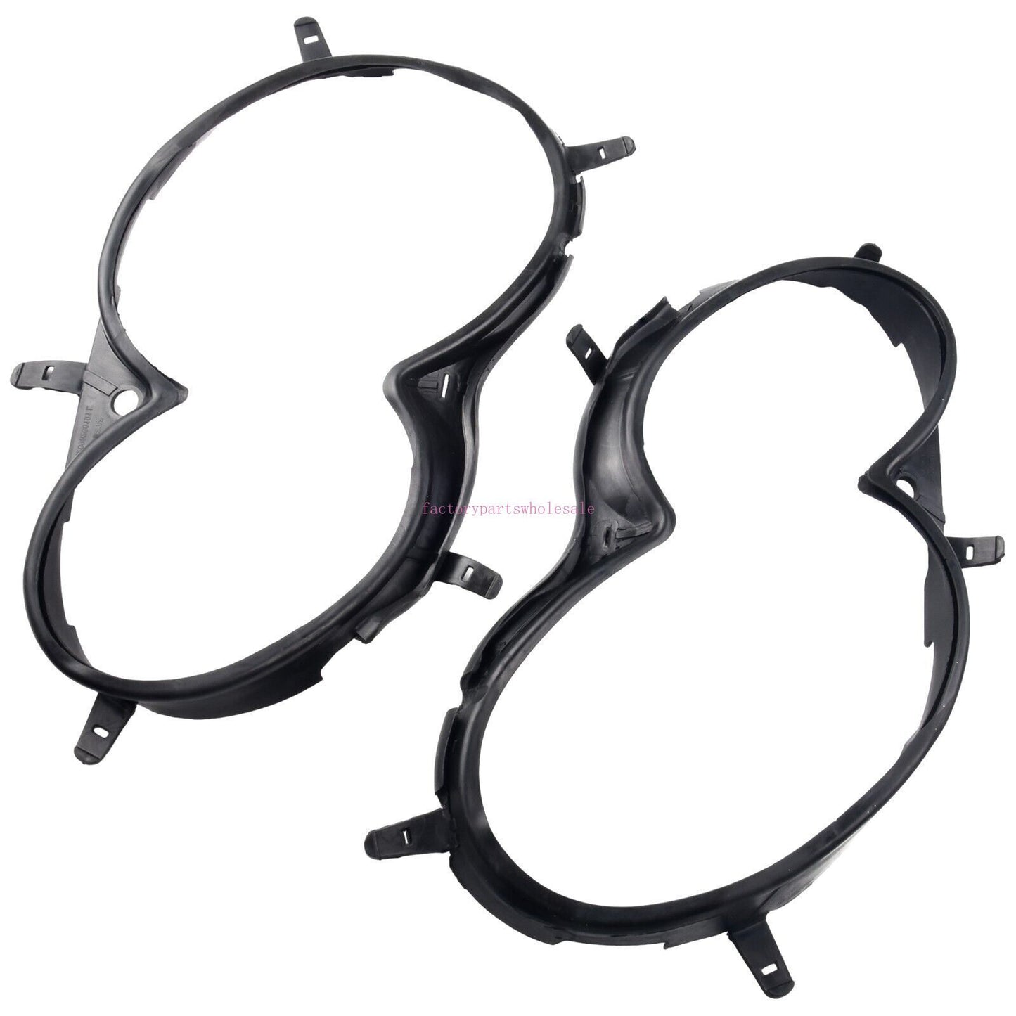 1. Headlight spacer for L+R 2098260191 2098260291, suitable for Mercedes W209 CLK03-09- n