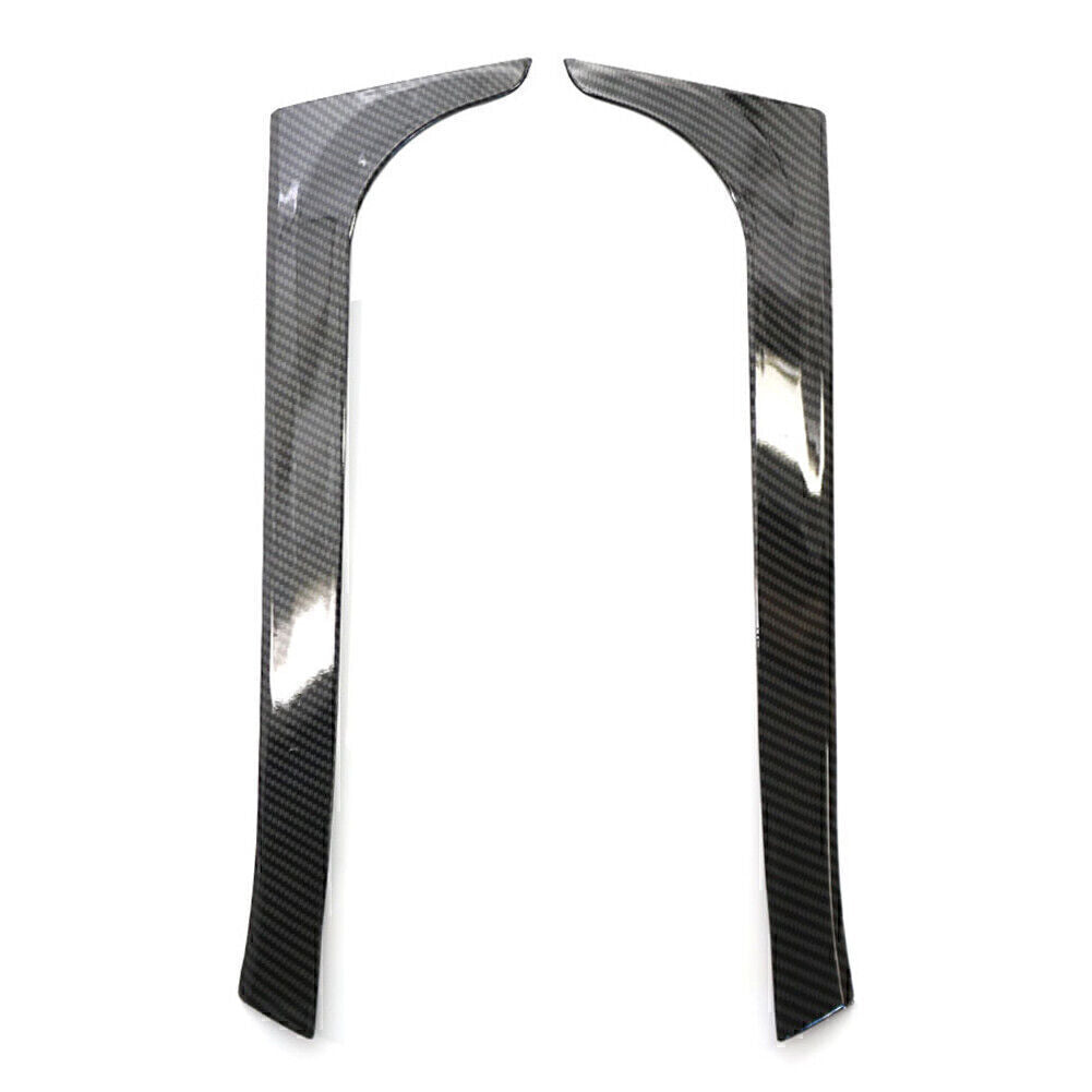 2x Rear Window Side Spoiler Canard Splitter Trim for VW for Golf 6 Mk6 2009-2013