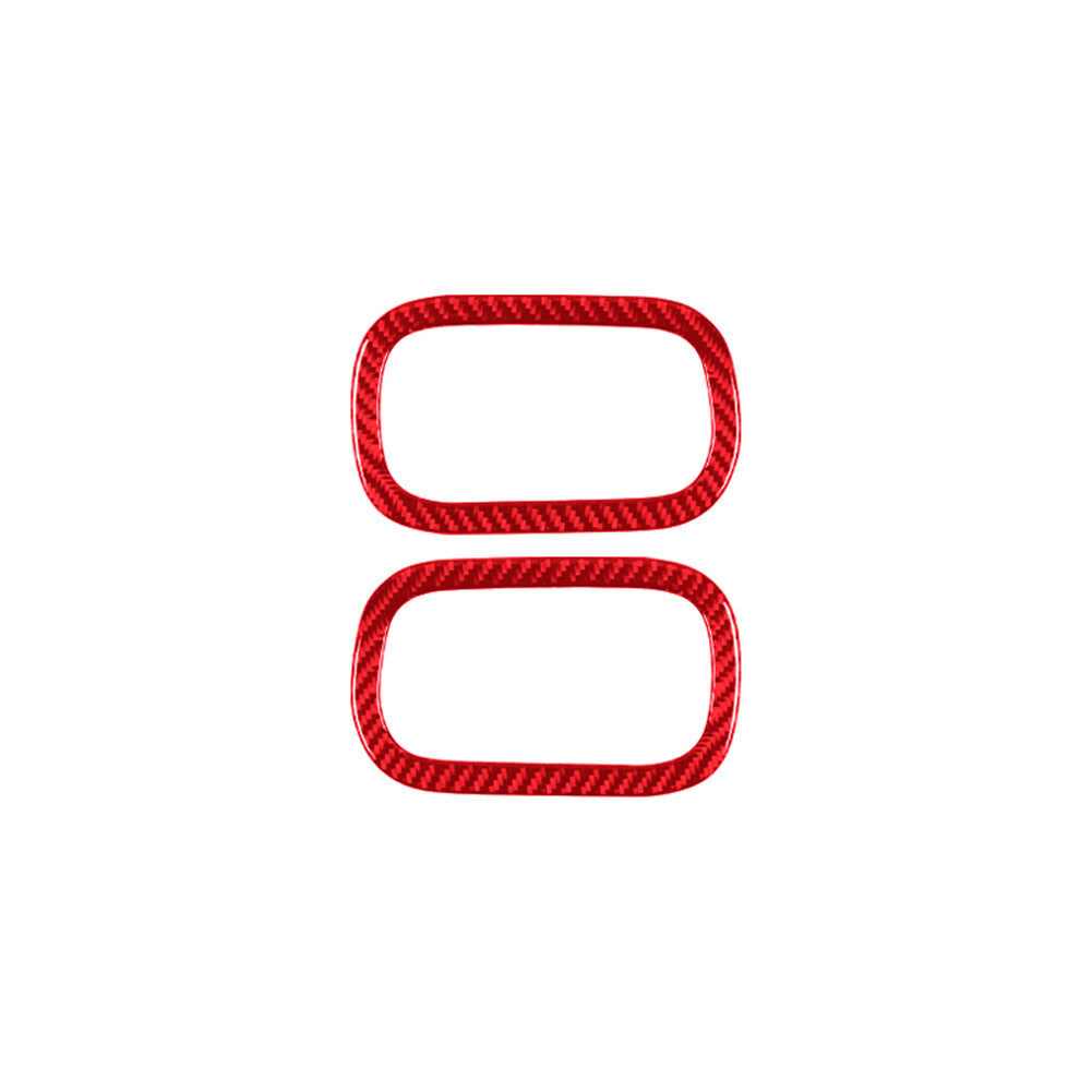 5Pcs Carbon Fiber Speedometer Ring Frame Trim Cover For Tundra 2007-2013 v
