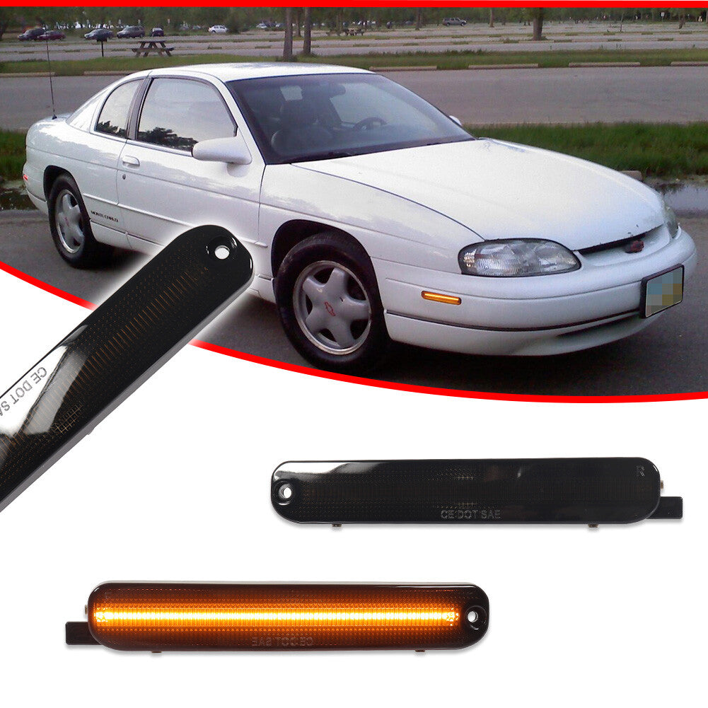 Amber LED front-mounted smoke indicator light for 95-01 for Chevrolet Lumina and 95-99 Monte Carlo.