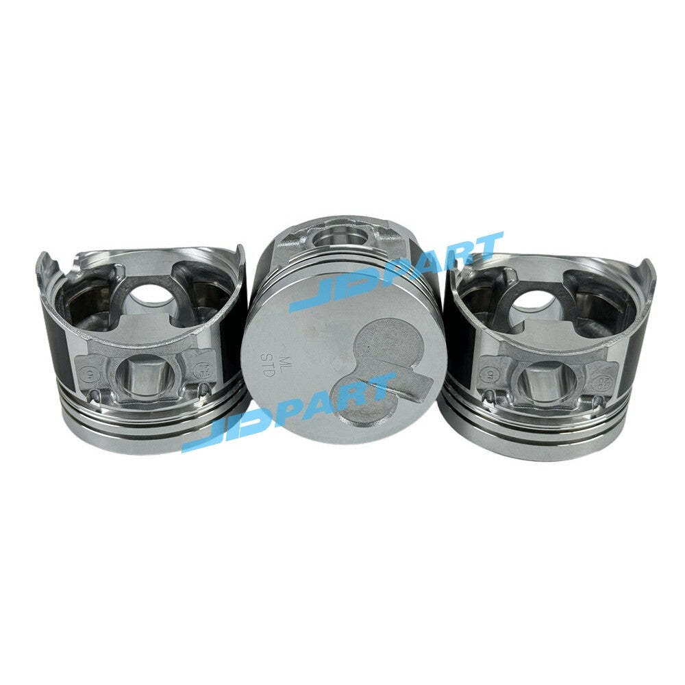 3-piece piston kit for 3TNV80 engine parts -