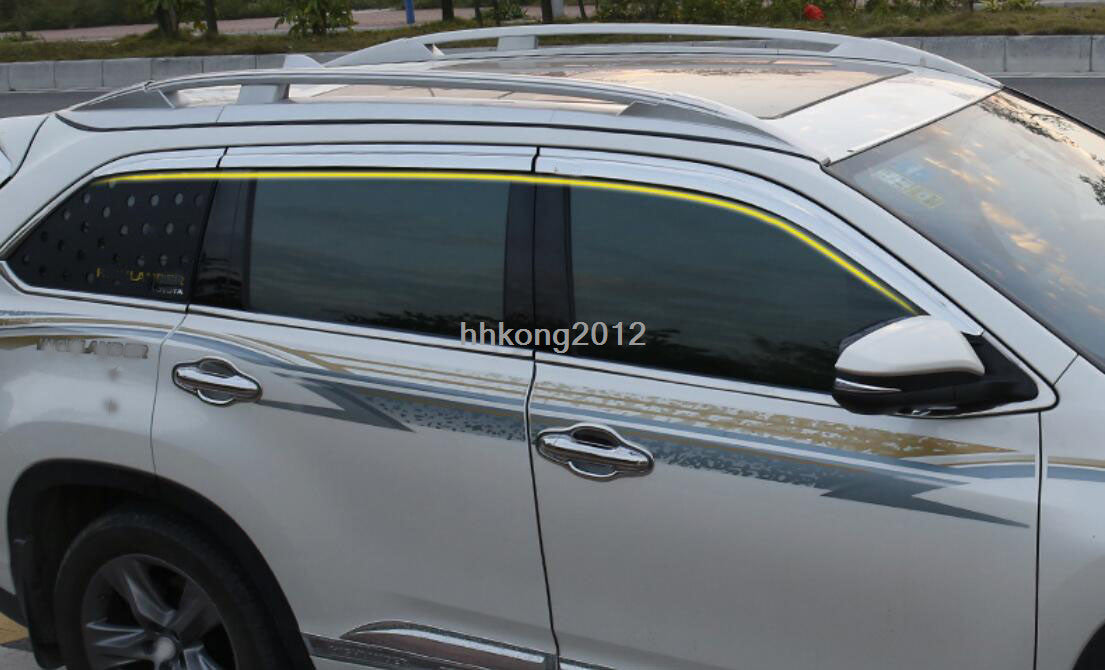 for Toyota highlander 2014-2019 Window Visors Sun Rain Guard Vent Shield Covers