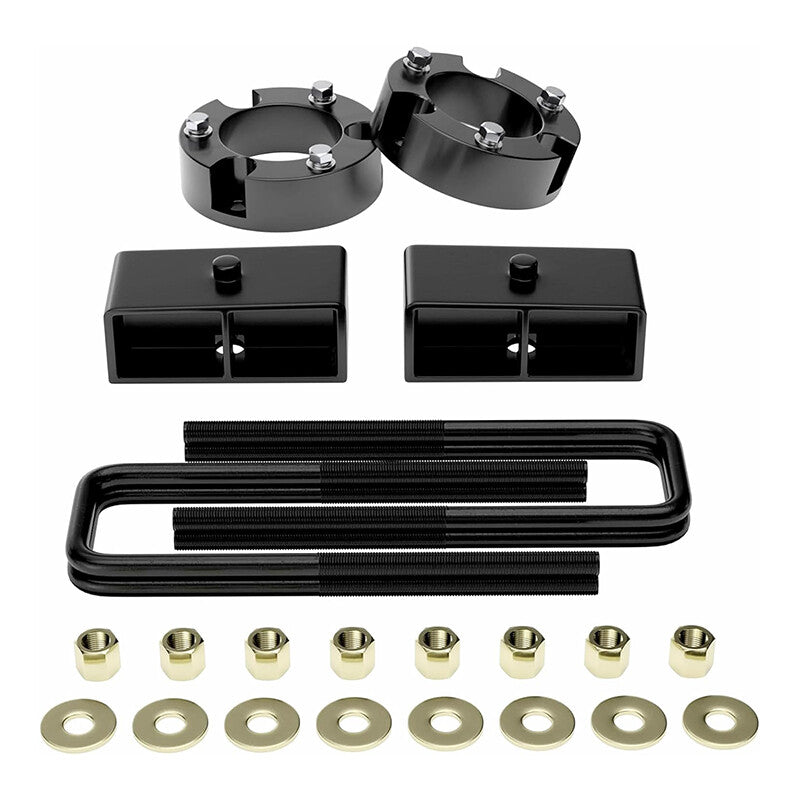 3-inch front and 2-inch rear leveling lift kit strut spacers for 1999-2006 for Toyota Tundra