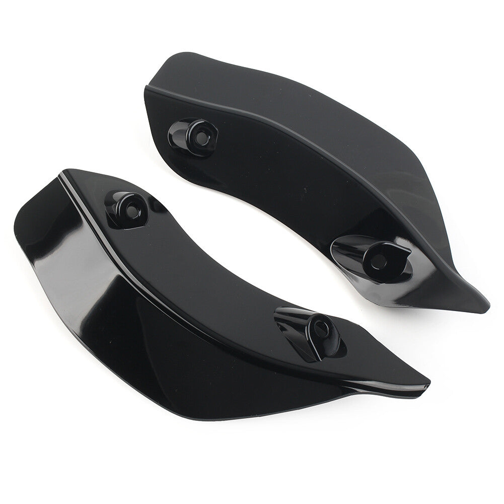 Black Upper Fairing Accents Air Wind Deflector for Harley Road Glide FLTRX 15-20