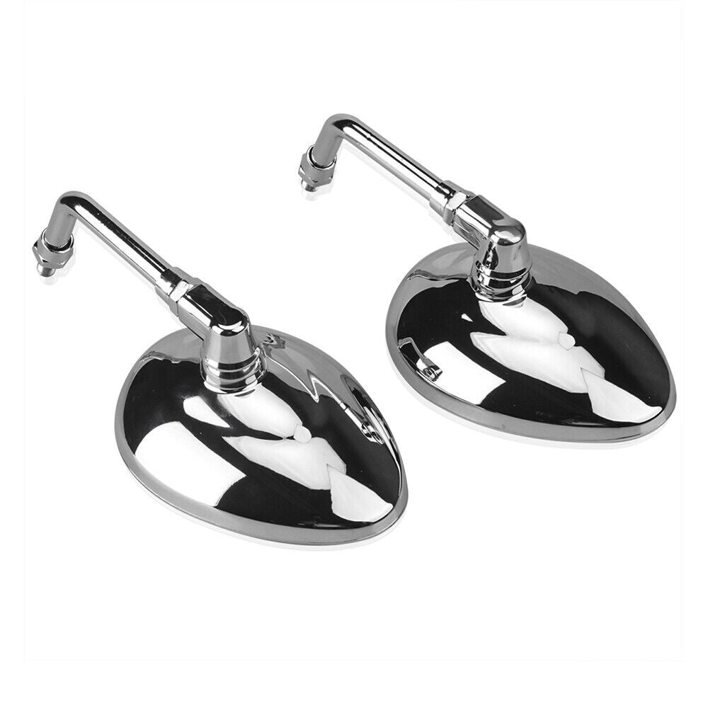 Chrome 10mm Rear View Mirror Fit For Indian Chief Vintage14-17 Springfield 16-17