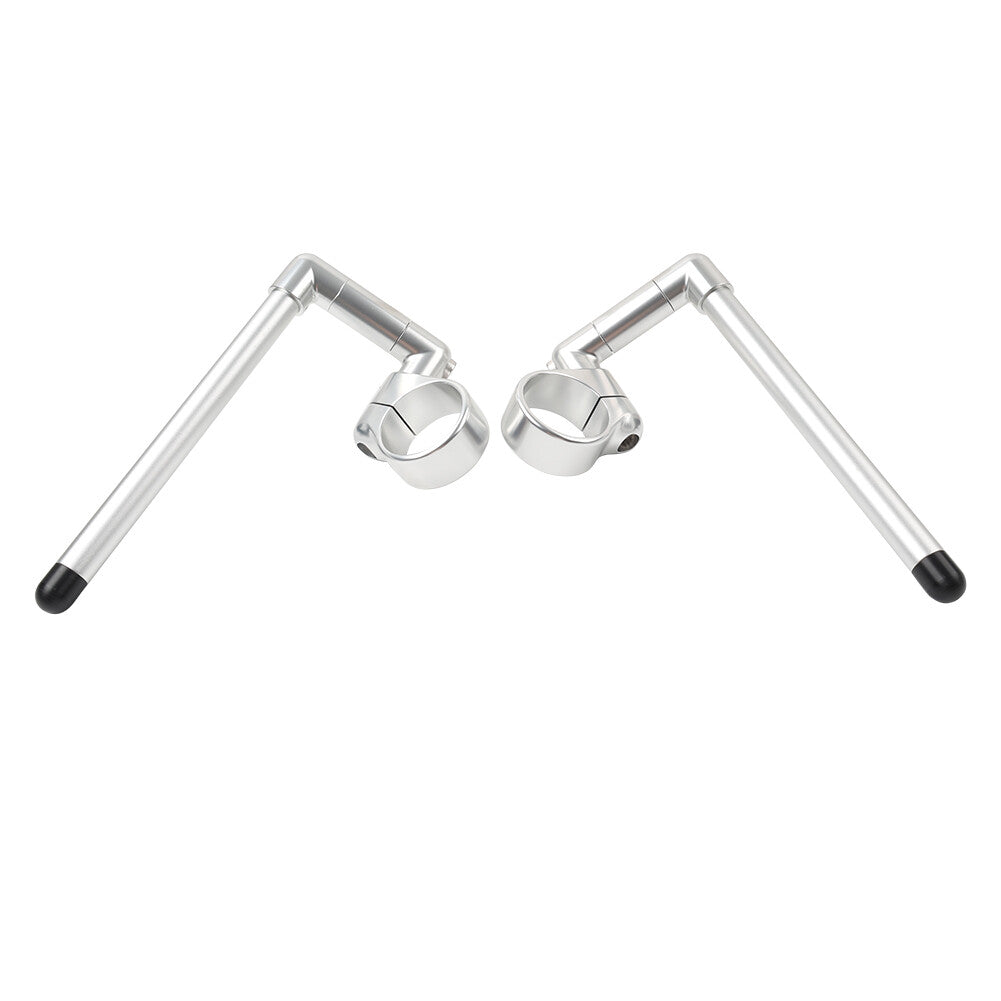 58MM Cafe Racer Bars 7/8 Universal Clip-On Handlebar Fork Tube Motorcycle