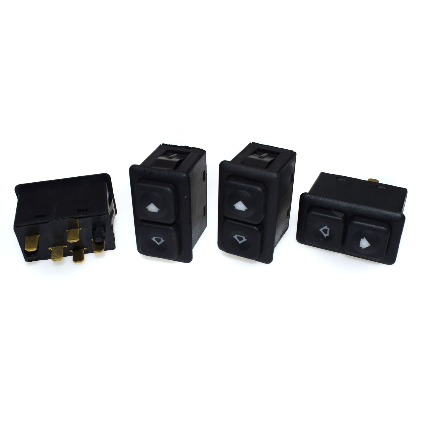 4-piece lighting, power, and window switch set suitable for E23, E24, E28, and E30 models 61311381205- n
