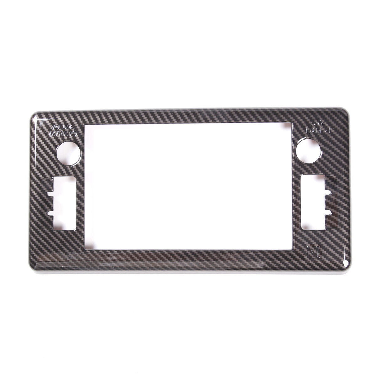 Red Carbon Fiber Center Control AC Switch Bar Trim for Corvette C8 2020-2024- v