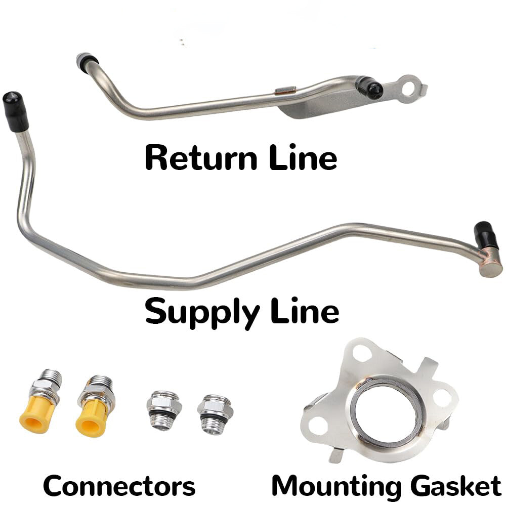 926-186 Passenger Side Turbo Coolant Line Kit For Expedition 15-17 F150 11-16