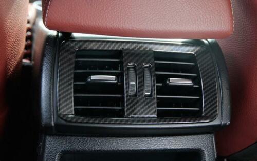 ABS Carbon Fiber Fit for BMW X3 F25 X4 2011-2017 Rear Air Outlet Vent Cover Trim
