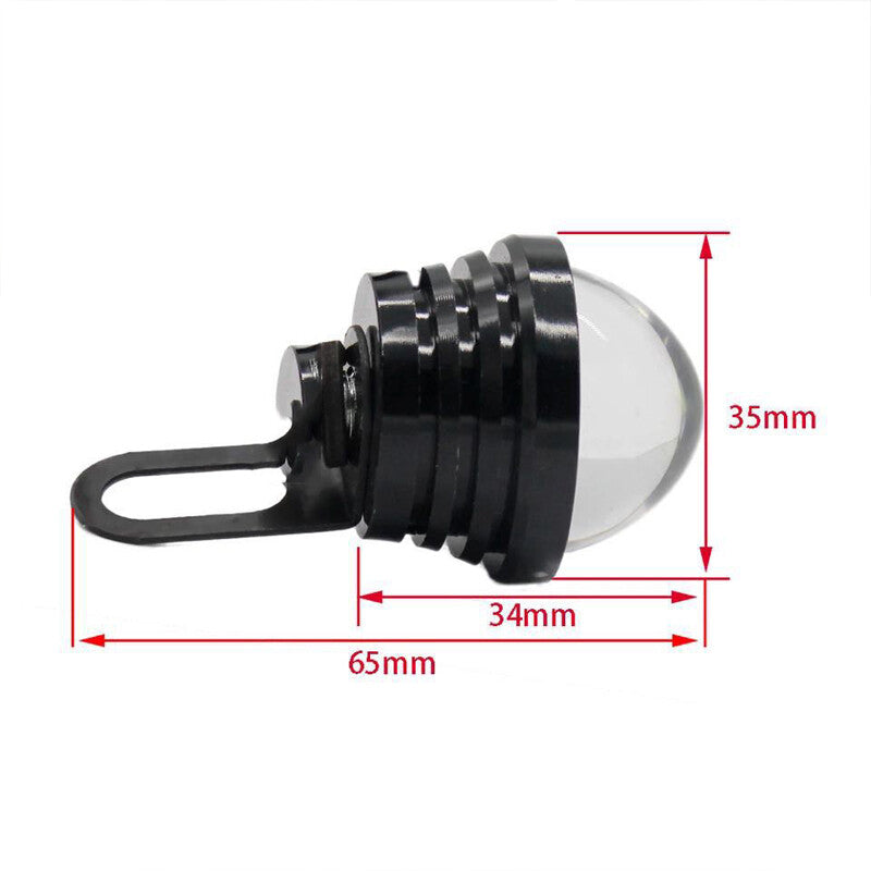 2¡ÁLED Fish Eye 12V 5W Durable Car Reversing Fog Light Daytime Running DRL Bulb v