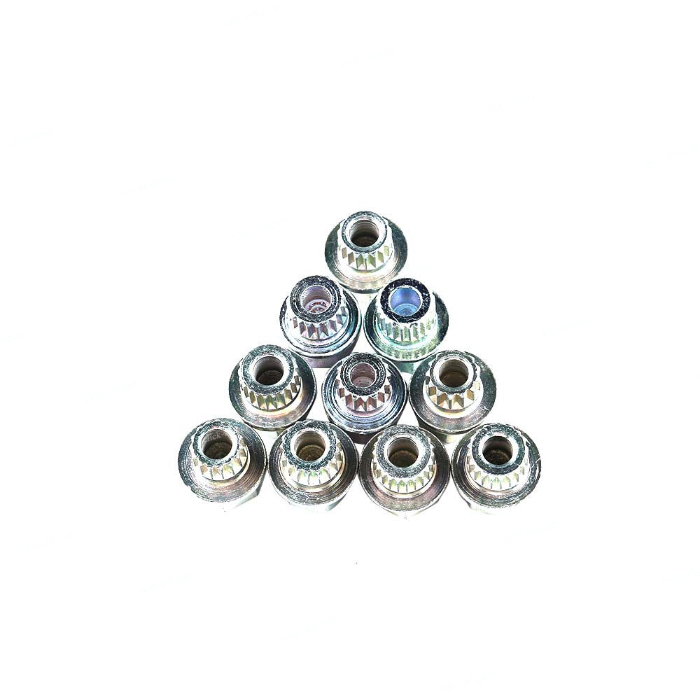 10X Wheel Tire Lock Anti-Theft Screw Lug Nut Bolt Removal Key Socket for BMW X3 Q