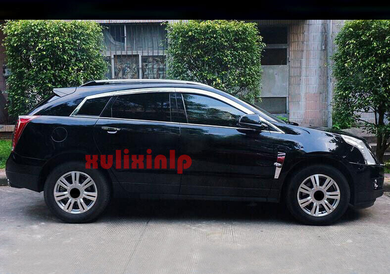 for Cadillac SRX 2010-16 silver Window Wind Visors Sun Rain Guard Vent Deflector