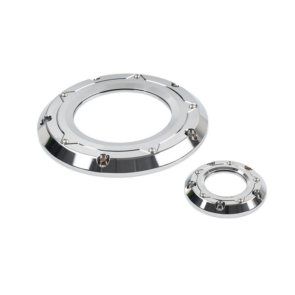 Clear Derby Timer Timing Cover for Harley Softail Dyna Touring Road Glide