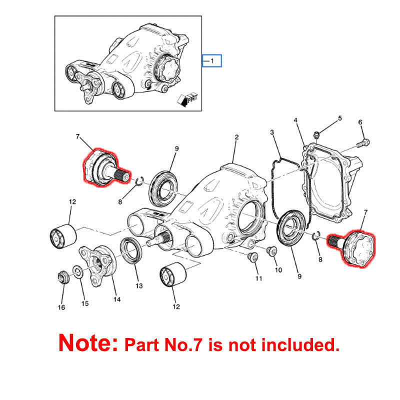 Rear Differential Carrier Assembly 3.45 For 2013-2016 for Cadillac ATS 2.5L 85571699 Q