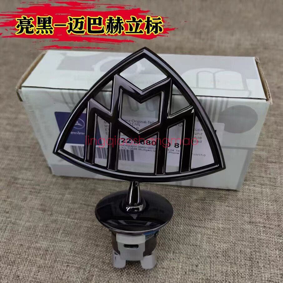 Glossy Black for Maybach Hat Badge, Decorative Badge, Standing Star Version