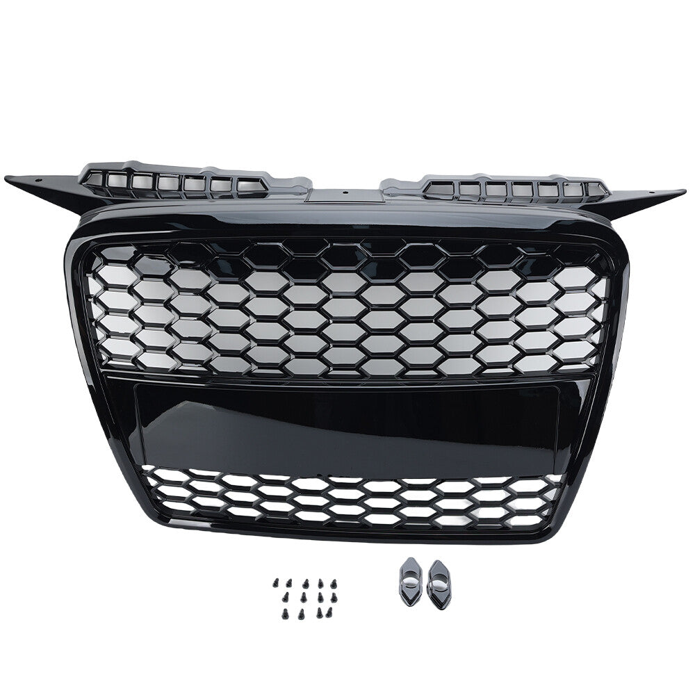 F¨¹r for Audi A3 2004-2008 K¨¹hlergrill Front Grill Gl?nzend Schwarz 8P4853651A NEU