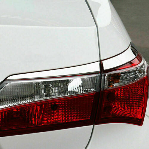 for Toyota for Corolla 2014-2019 ABS Chrome Rear Tail Light Lamp Moulding Strip Trim